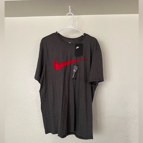 Nike Other - Nike Tee Gray with Red